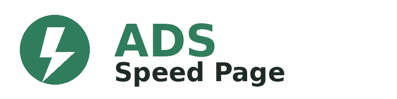 ADS Speed Page